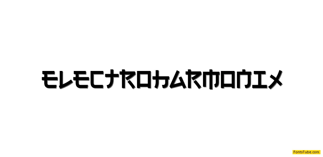 Electroharmonix Font