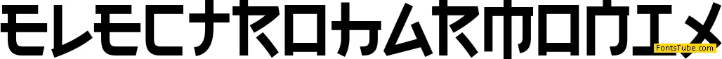 Electroharmonix Font
