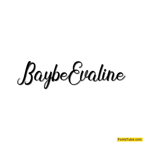 Baybe Evaline Font