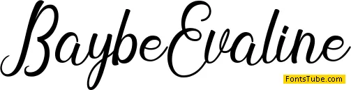 Baybe Evaline Font