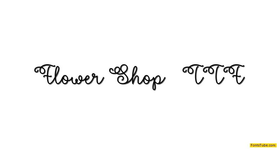 Flower Shop Font