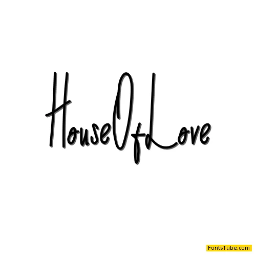 House Of Love Font