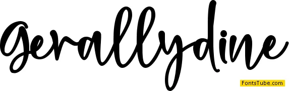 Gerallydine Font