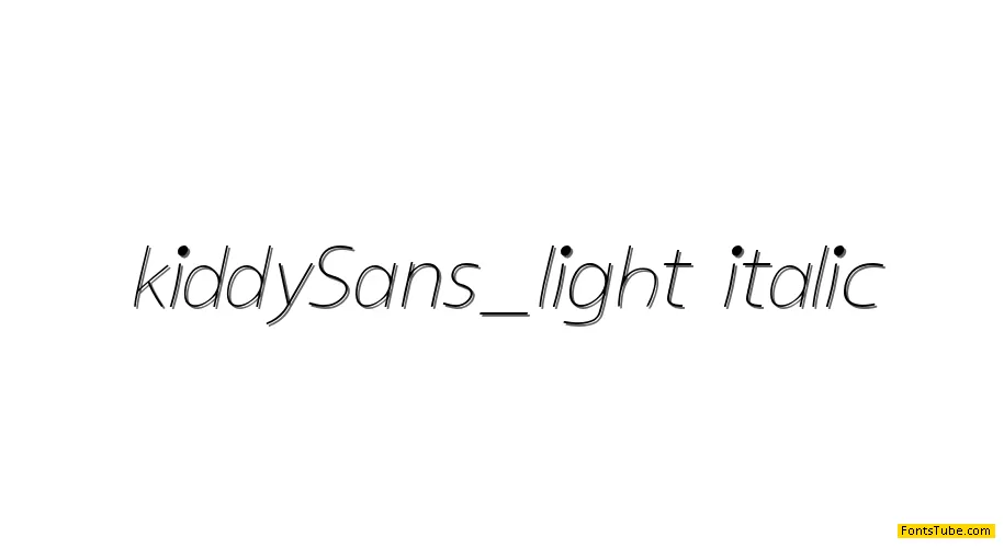 kiddySans Font Family
