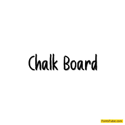 Chalk Board Font