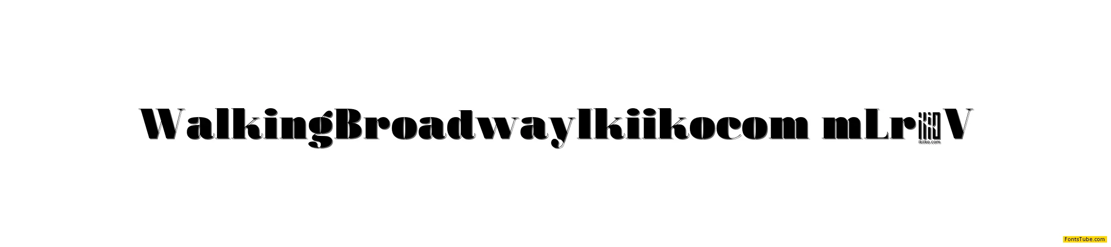 Walking Broadway