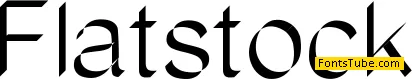 Flatstock Font