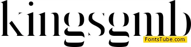 King's Gambit Font