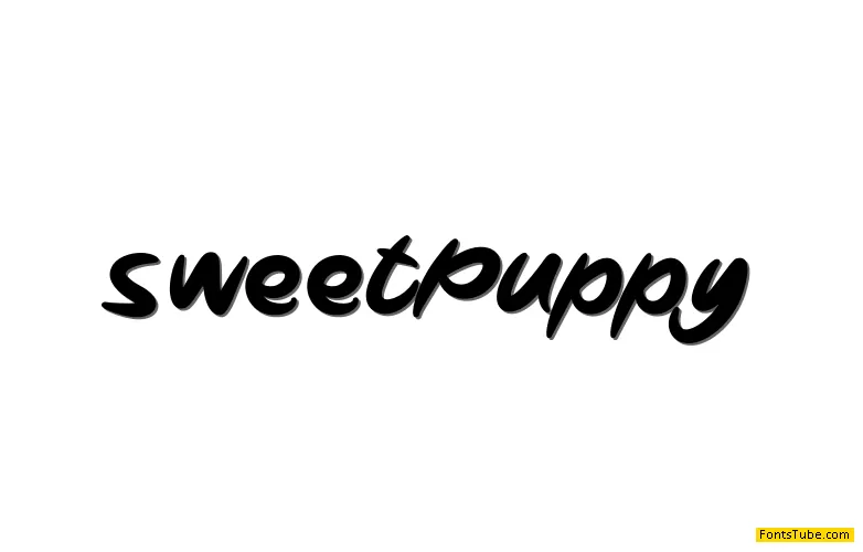 Sweet Puppy Font