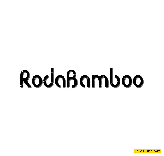 Roda Bamboo Font