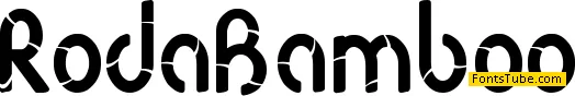 Roda Bamboo Font