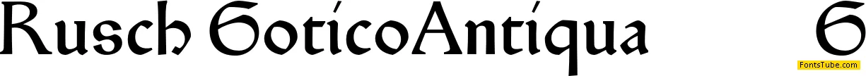Rusch Font Family