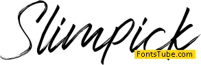 Slimpick Font