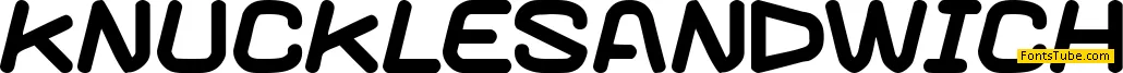 Knuckle sandwich Font
