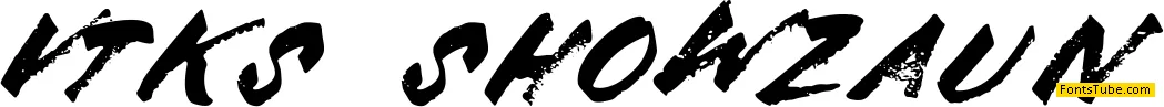 Vtks Showzaun Font