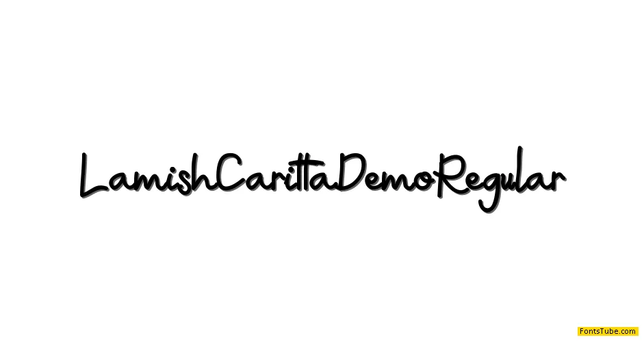 Lamish Caritta Demo Font