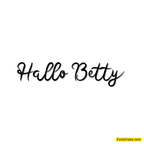 Hallo Betty Font