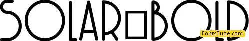 Solar Font Family