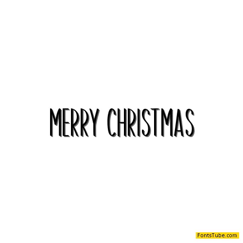 Merry Christmas Font