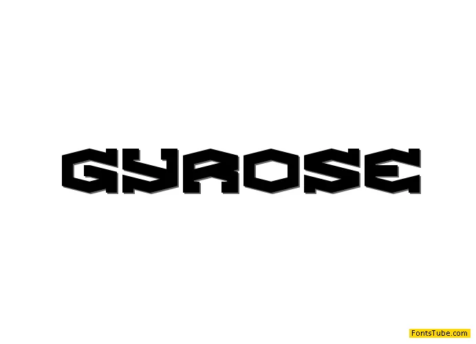 Gyrose Font Family