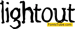 Lights Out BRK Font