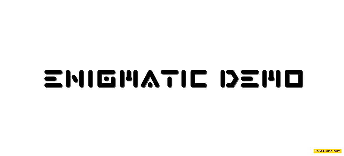 Enigmatic DEMO Font