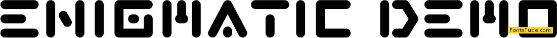 Enigmatic DEMO Font