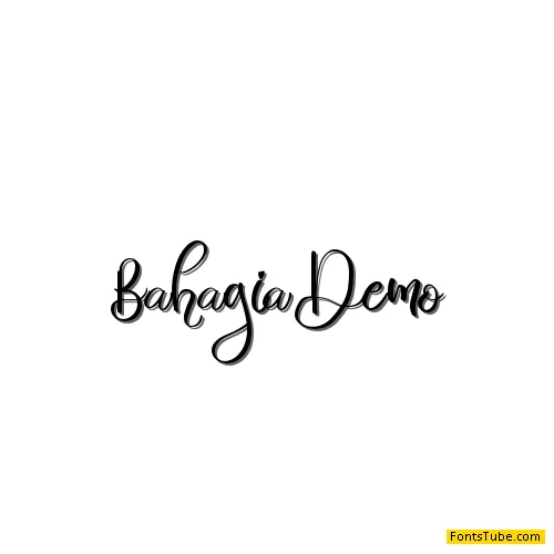 Bahagia Font