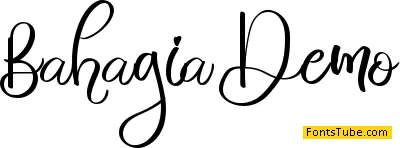 Bahagia Font