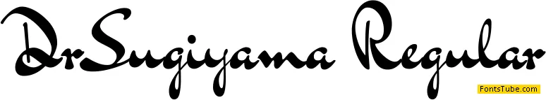 Dr Sugiyama Font