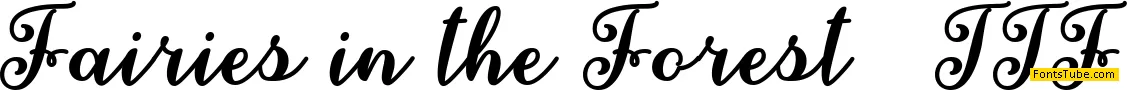 Fairies in the Forest Font
