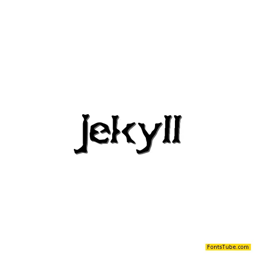 Jekyll & Hyde BRK Font Family