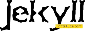 Jekyll & Hyde BRK Font Family