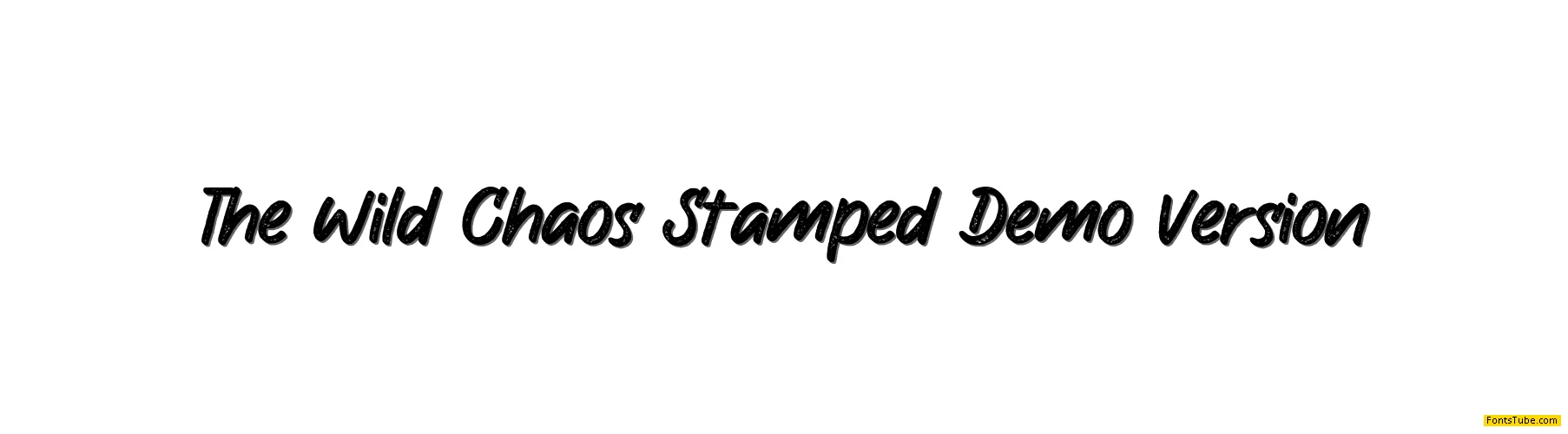 The Wild Chaos Demo Font Family