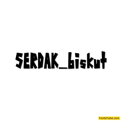 SERDAK_biskut Font
