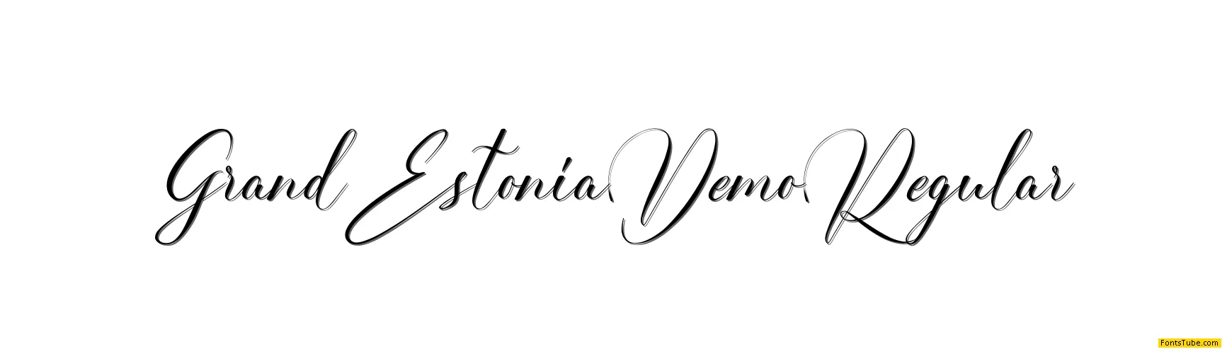 Grand Estonia Demo Font
