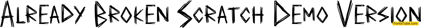 Already Broken Demo Font Family