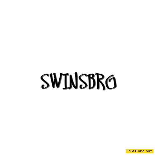 Swing Set BB Font