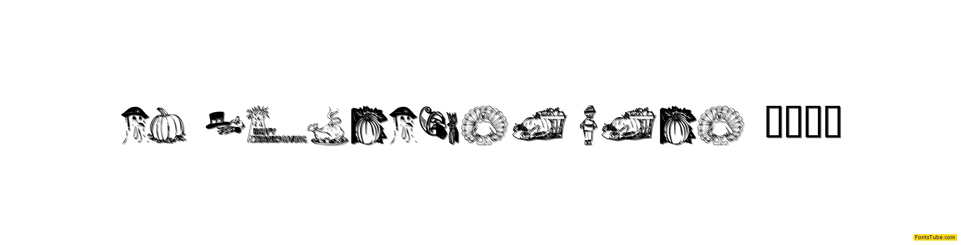 KR Thanksgiving 2002 Font