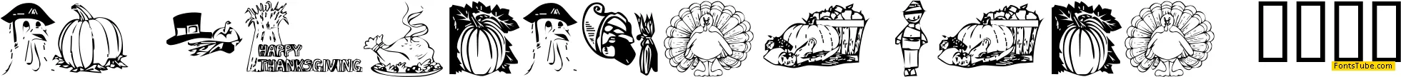 KR Thanksgiving 2002 Font