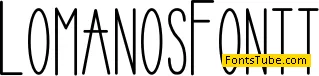 Lomanos Font