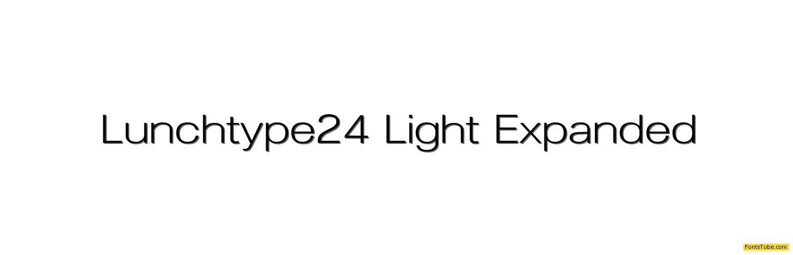 Lunchtype24 Font Family