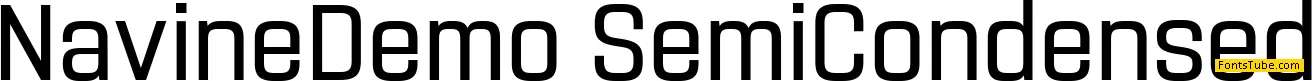 Navine Demo Font