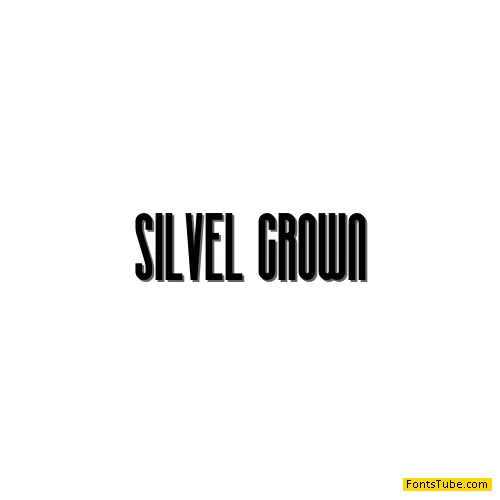Silver Crown Demo Font
