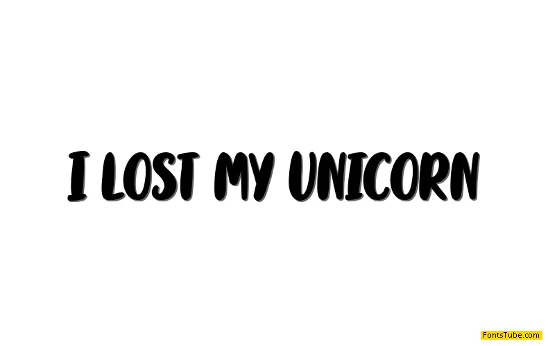 I lost my Unicorn