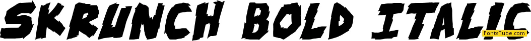 skrunch Font Family