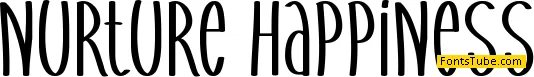 Nurture Happiness Font
