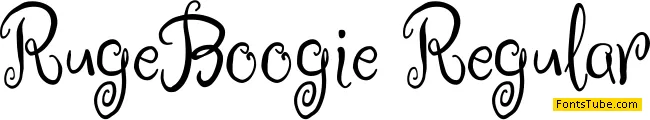 Ruge Boogie Font