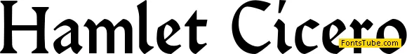 Hamlet Font Family