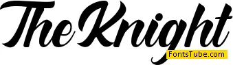The Knight Font